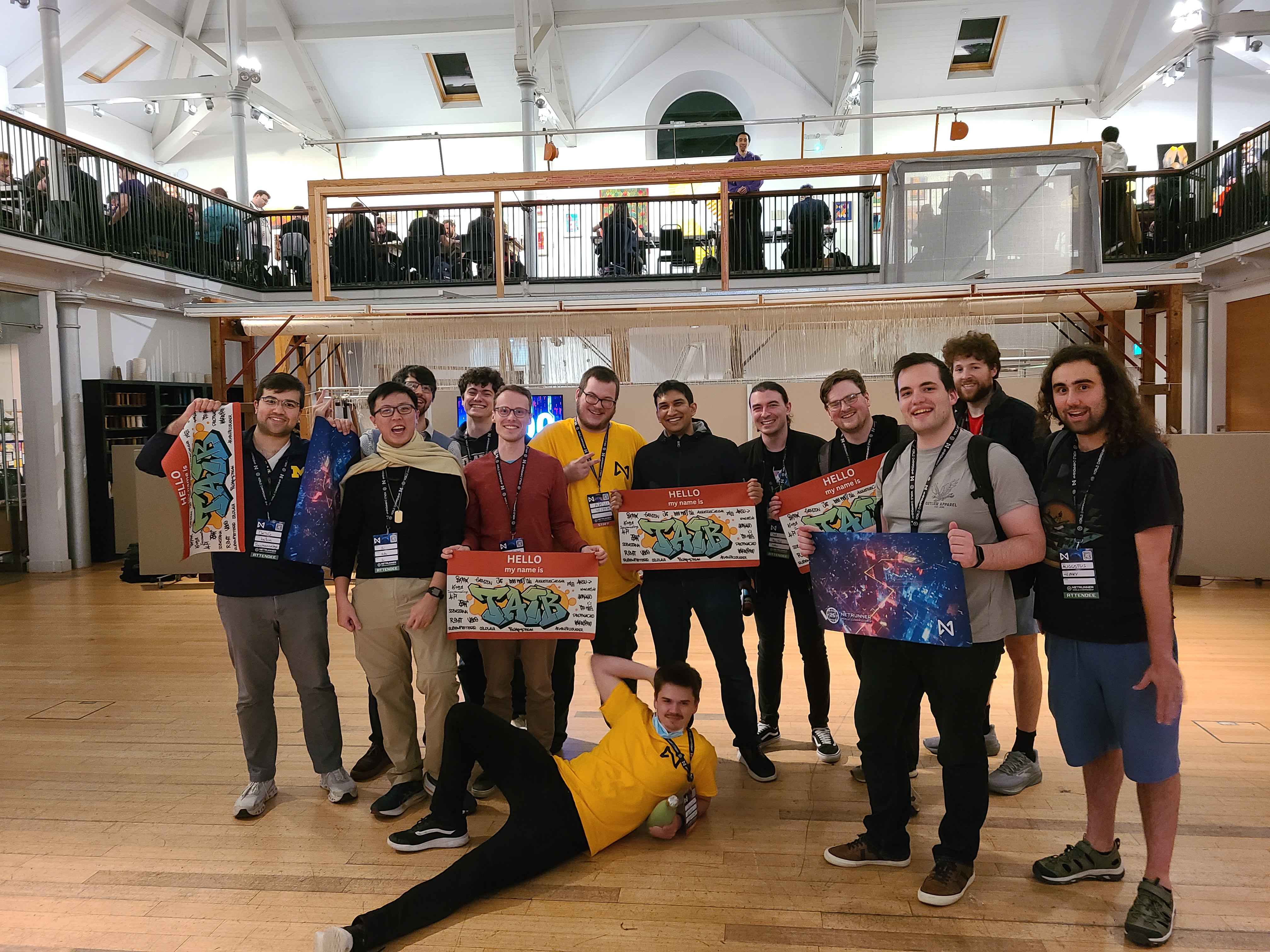 Jai with his team, the TAI Breakers